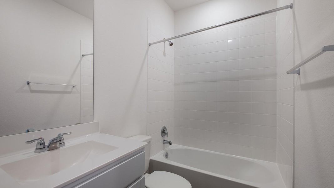 Furnished interior view inside a new home in Talavera, Kyle (Image 10). Furnished interior view inside a new home in Talavera, Kyle (Image 10).