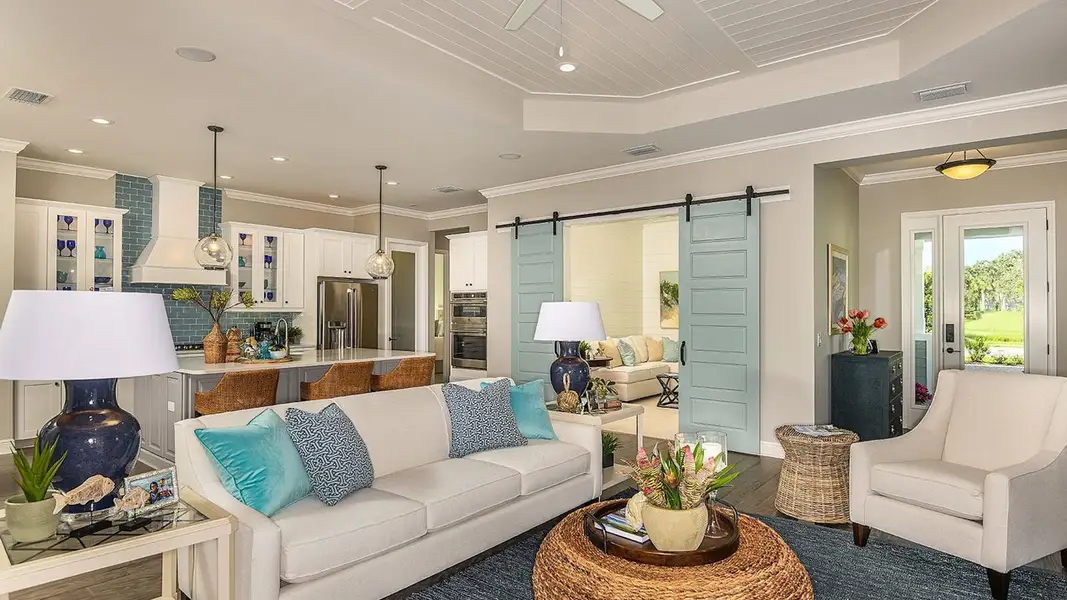 Representative furnished interior of a home built from the Bright Meadow 2 by Neal Communities in Verandah Real Estate and Homes for Sale in Fort Myers, FL - Neal Communities, Fort Myers (Image 4).