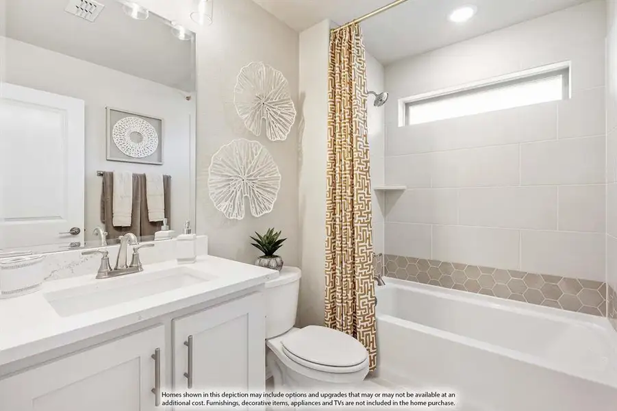 Furnished interior view inside a new home in Sutton Fields, Celina (Image 38).