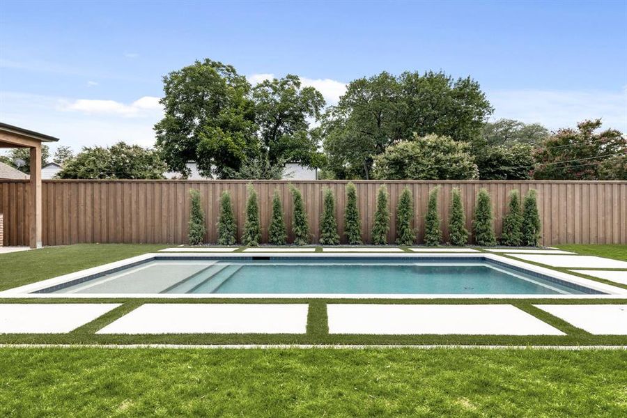 Exterior details and patio area of a home in , Dallas (Image 4). Exterior details and patio area of a home in , Dallas (Image 4).