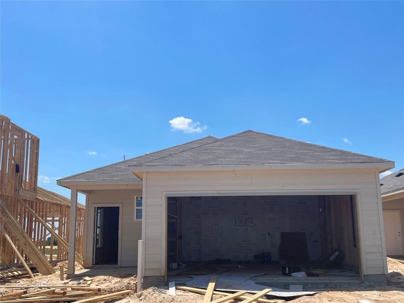 In-progress construction of a new home in Mirabella, Brookshire, TX (Image 17).