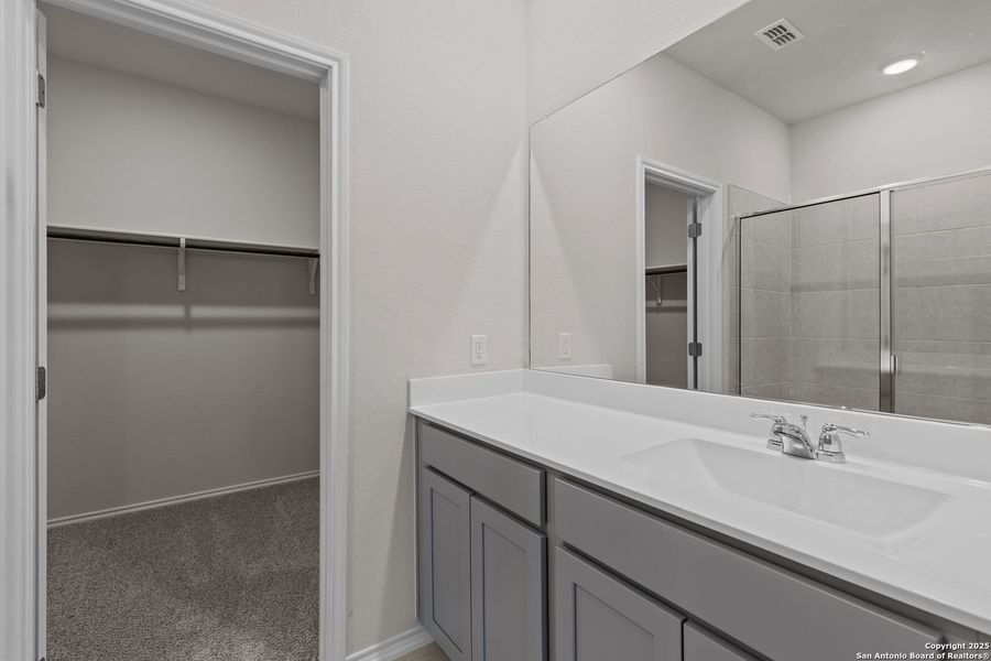 Furnished interior view inside a new home in Applewhite Meadows, San Antonio (Image 48). Furnished interior view inside a new home in Applewhite Meadows, San Antonio (Image 48).