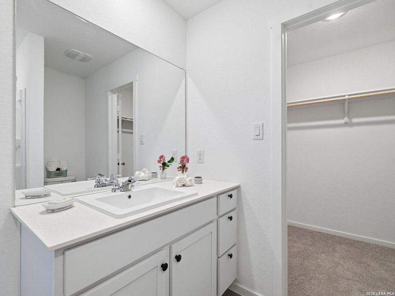 Furnished interior view inside a new home in Sapphire Grove, San Antonio (Image 10).