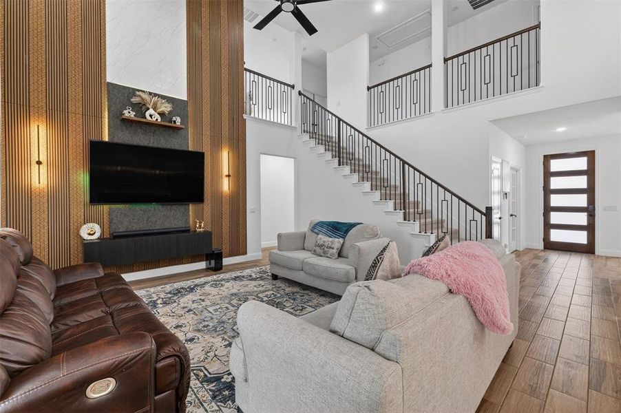 Furnished interior view inside a new home in , Little Elm (Image 9).
