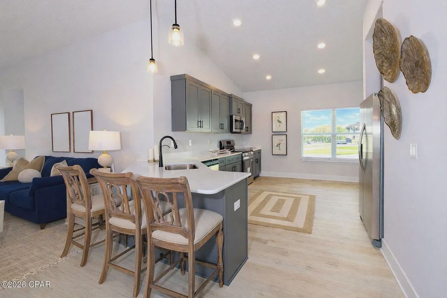 Furnished interior view inside a new home in Parkbrook, Panama City (Image 4).