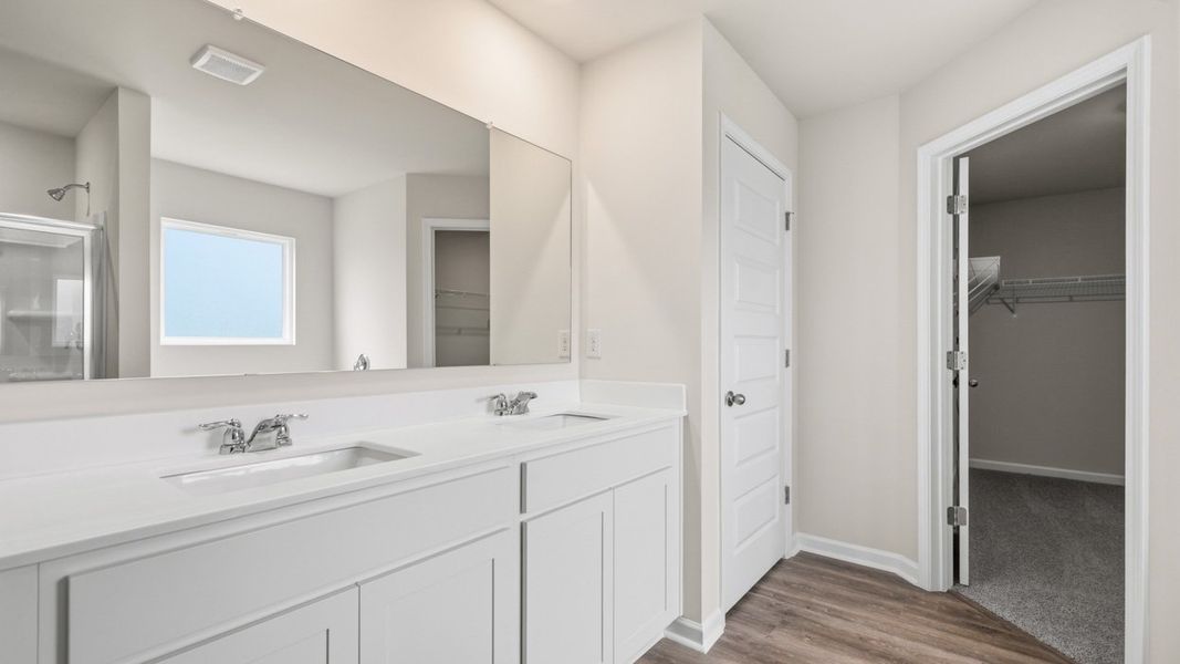 Furnished interior view inside a new home in Brooks Station, Dacula (Image 11).