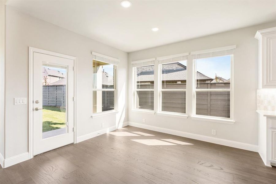 Spacious, unfurnished interior of a new home in Union Park Classic 55, Little Elm (Image 28). Spacious, unfurnished interior of a new home in Union Park Classic 55, Little Elm (Image 28).