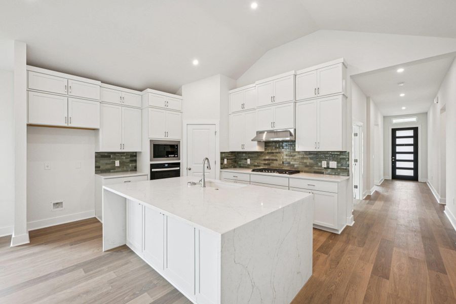Furnished interior view inside a new home in Persimmon, Buda (Image 8).