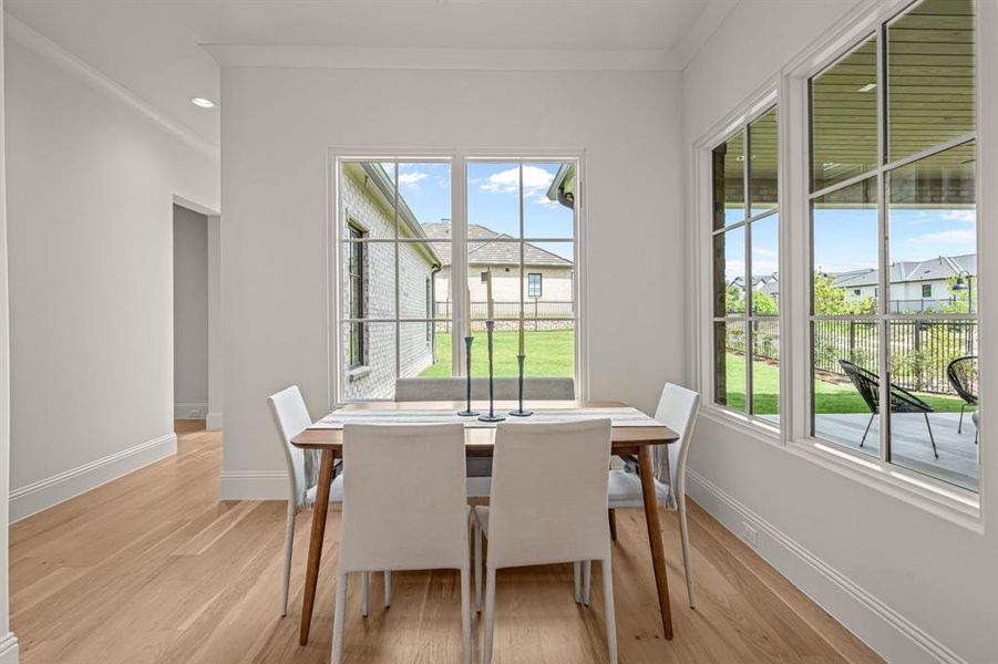 Furnished interior view inside a new home in , Fort Worth (Image 10).