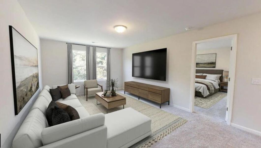 Furnished interior view inside a new home in , Ravenel (Image 6).