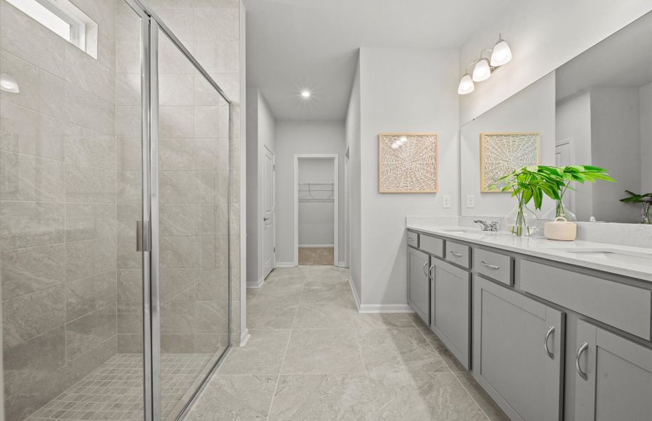 Furnished interior view inside a new home in Sweetwater Hills, Moore (Image 17).