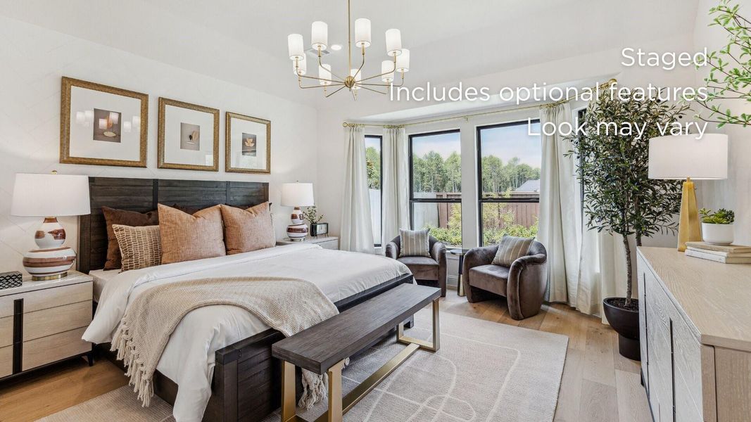 Furnished interior view inside a new home in Woodhavyn 50', Magnolia (Image 10).