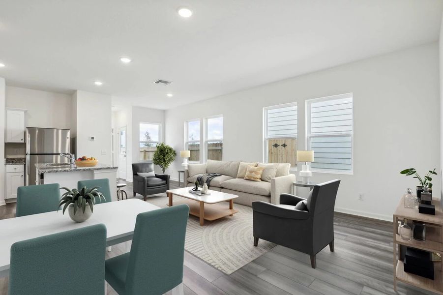 Representative furnished interior of a home built from the Proxy by Starlight Homes in Sutton Farms, San Antonio (Image 7).
