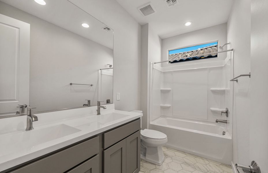 Furnished interior view inside a new home in Legado West, Queen Creek (Image 8).
