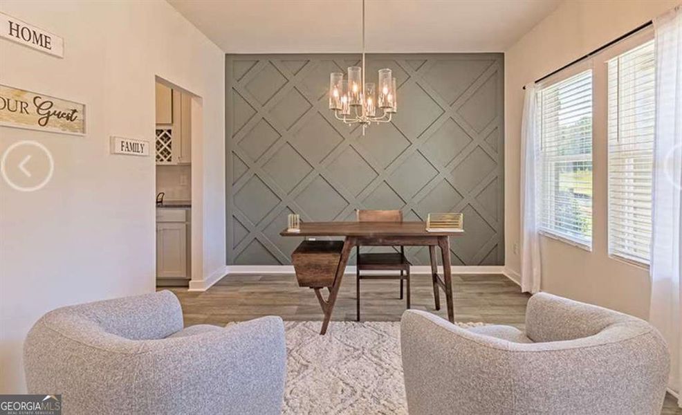 Furnished interior view inside a new home in , Social Circle (Image 5).