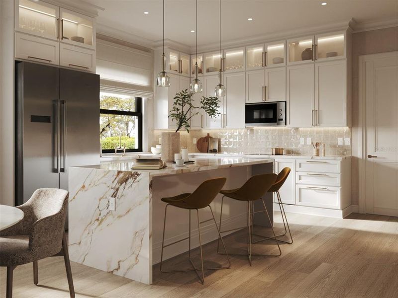 Furnished interior view inside a new home in , Port Charlotte (Image 9).