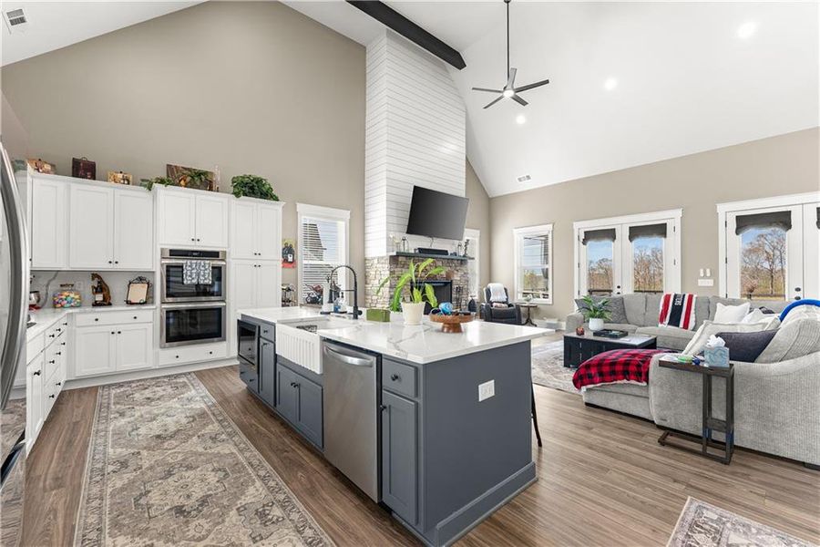 Furnished interior view inside a new home in , Dawsonville (Image 9).