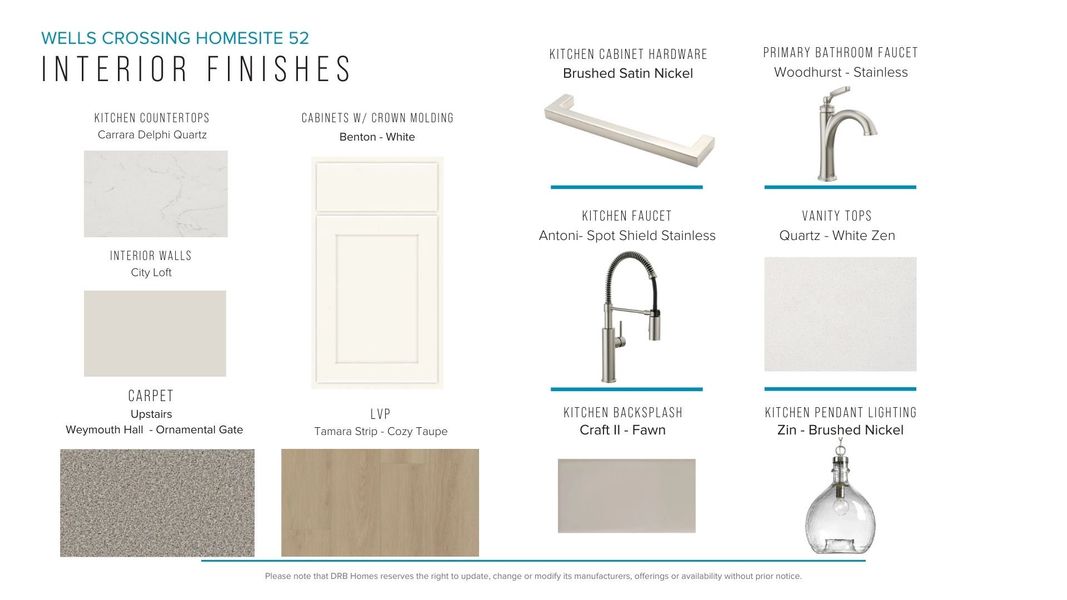 Furnished interior view inside a new home in Wells Crossing, Seneca (Image 29).