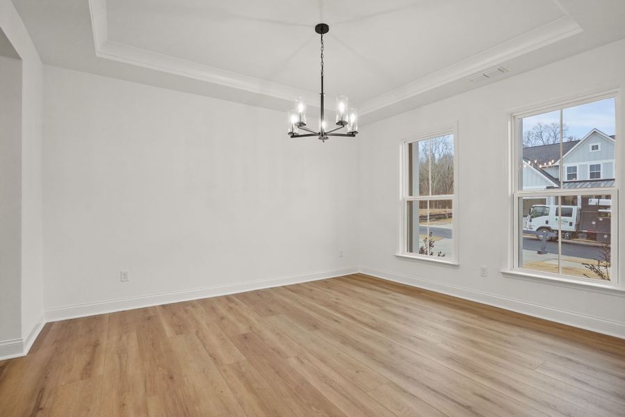 Spacious, unfurnished interior of a new home in Forest Creek, Waxhaw (Image 52).