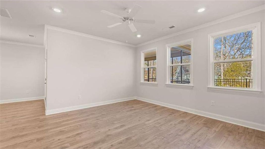 Spacious, unfurnished interior of a new home in Oak Ridge Meadows - Active Adult, Locust Grove (Image 22).