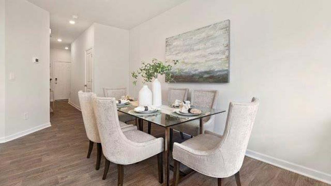 Furnished interior view inside a new home in Providence Walk, Hendersonville (Image 3).