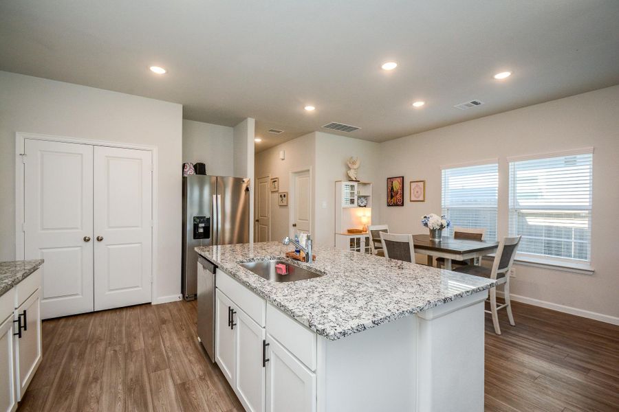 Furnished interior view inside a new home in Granger Pines, Conroe (Image 29).