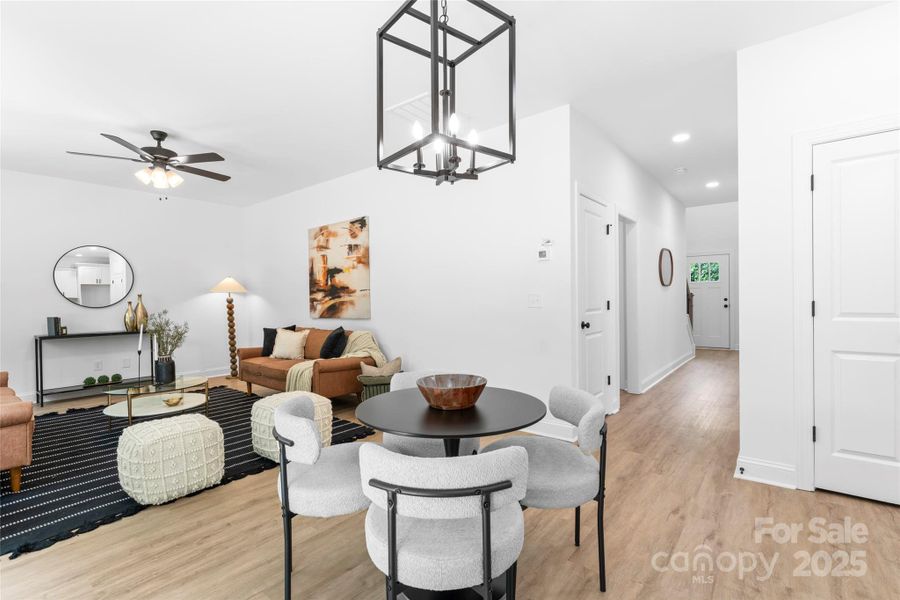 Furnished interior view inside a new home in , Harrisburg (Image 15). Furnished interior view inside a new home in , Harrisburg (Image 15).