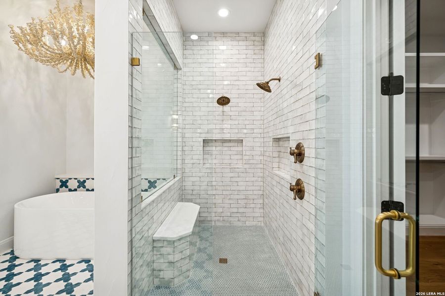 Furnished interior view inside a new home in , San Antonio (Image 15).