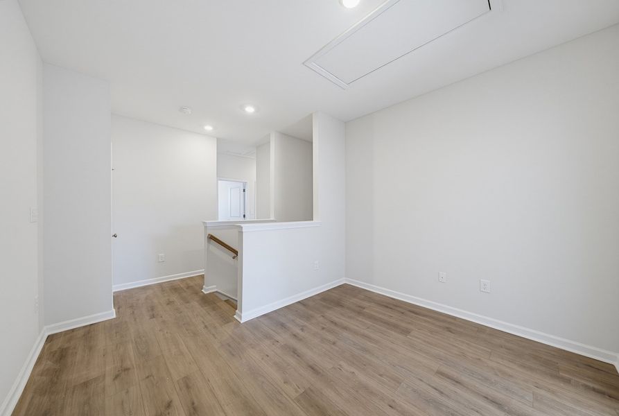 Spacious, unfurnished interior of a new home in Sweetbrier, Durham (Image 18). Spacious, unfurnished interior of a new home in Sweetbrier, Durham (Image 18).