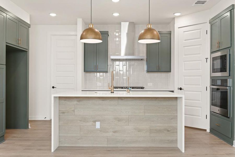 Furnished interior view inside a new home in Terrace Collection at Heritage, Dripping Springs (Image 8). Furnished interior view inside a new home in Terrace Collection at Heritage, Dripping Springs (Image 8).