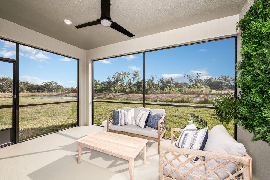 Representative exterior details of a home built from the Brookstone by Mattamy Homes in Sanderling, Palmetto (Image 3).