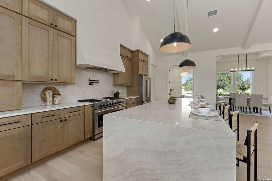 Furnished interior view inside a new home in , Bandera (Image 5).