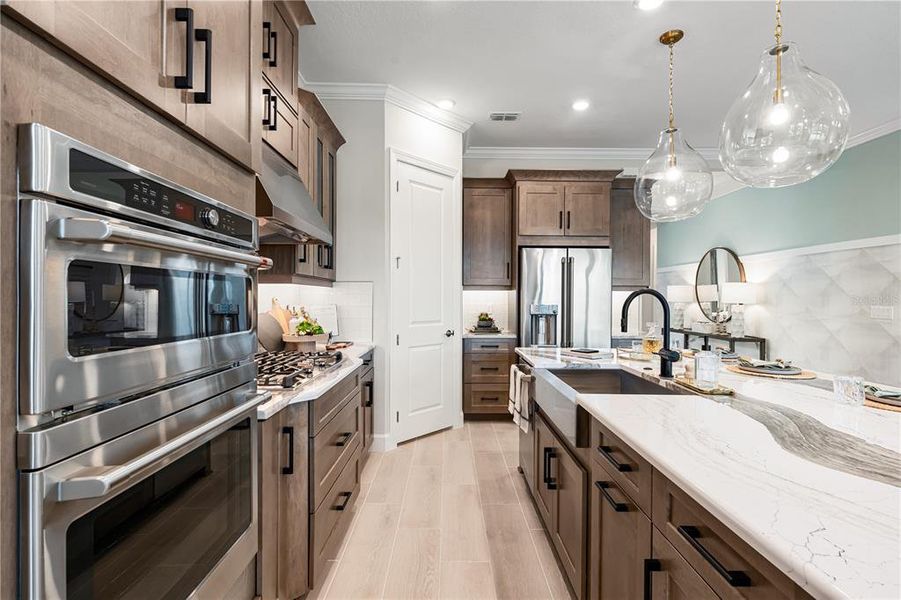 Furnished interior view inside a new home in Esplanade at Skye Ranch, Sarasota (Image 16).