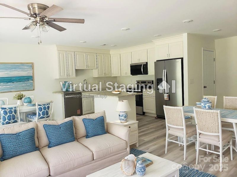 Furnished interior view inside a new home in , Charlotte (Image 6). Furnished interior view inside a new home in , Charlotte (Image 6).