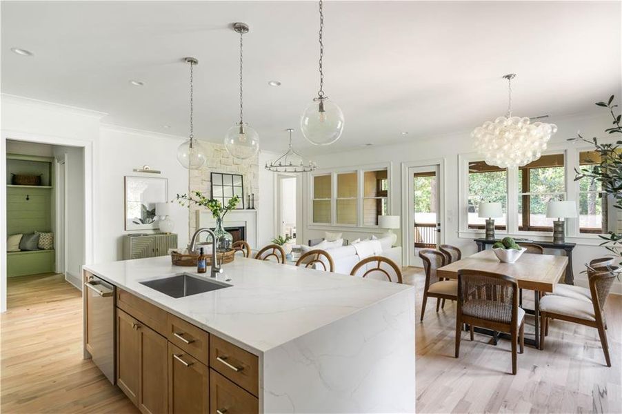 Furnished interior view inside a new home in , Marietta (Image 3).