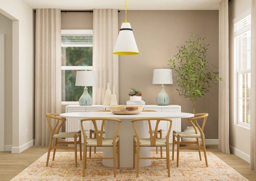 Charming dining space. Charming dining space.