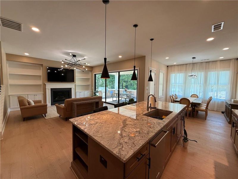 Furnished interior view inside a new home in , Cumming (Image 12).