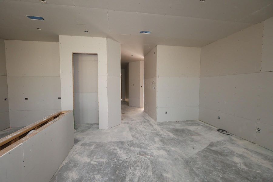 In-progress construction of a new home in Meridiana - Terrace Collection, Manvel, TX (Image 9).