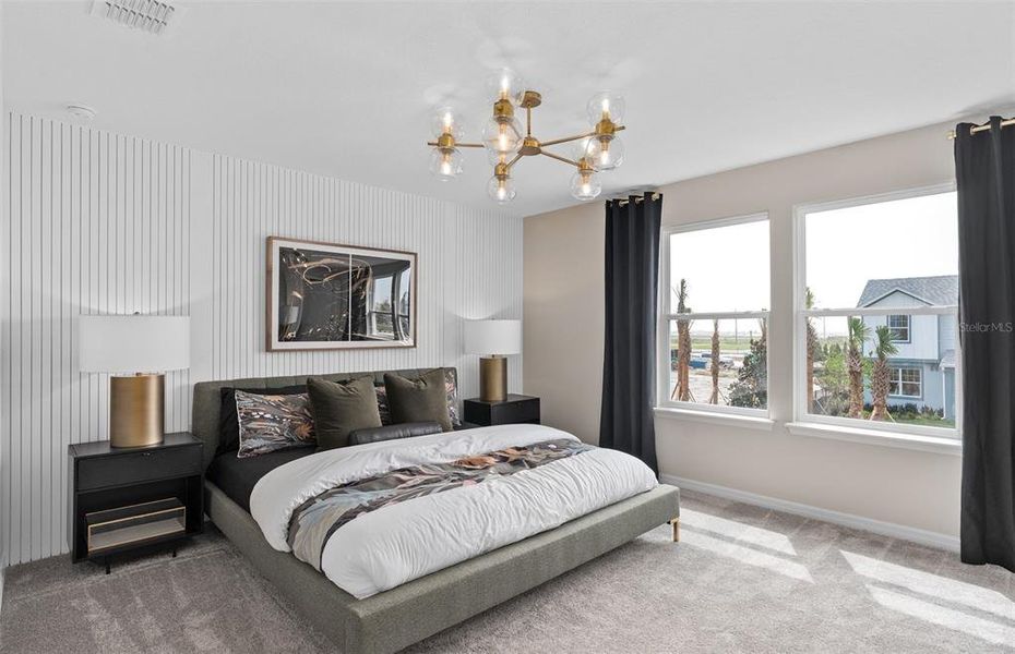 Furnished interior view inside a new home in The Landings at Live Oak Lake, St. Cloud (Image 15).
