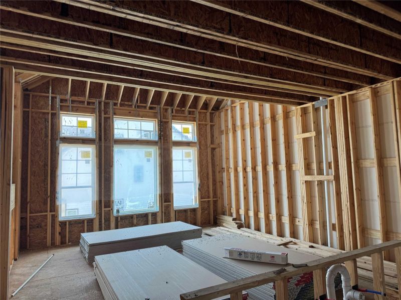 In-progress construction of a new home in Retreat at Oak Park, Houston, TX (Image 22). In-progress construction of a new home in Retreat at Oak Park, Houston, TX (Image 22).