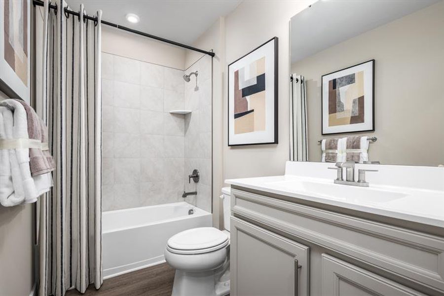 Representative furnished interior of a home built from the Bruckner Quick Move In by Ryan Homes in Stowe Branch Townhomes, Charlotte (Image 27). Representative furnished interior of a home built from the Bruckner Quick Move In by Ryan Homes in Stowe Branch Townhomes, Charlotte (Image 27).