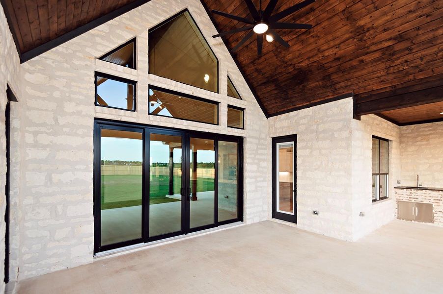 Front exterior of a new home in , Salado, TX, highlighting curb appeal (Image 26). Front exterior of a new home in , Salado, TX, highlighting curb appeal (Image 26).