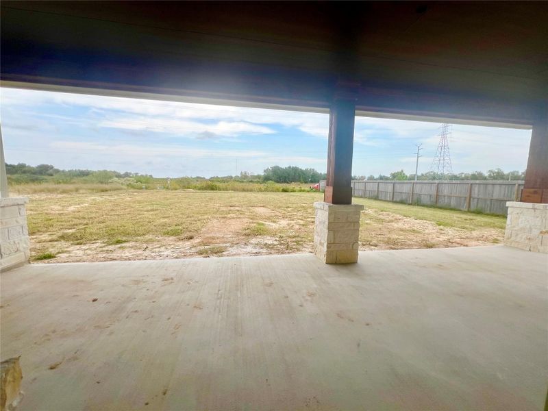 Nearly half an acre lot with no back neighbors