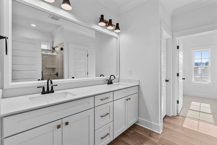 Furnished interior view inside a new home in Hanes Lake, Winston-Salem (Image 12).