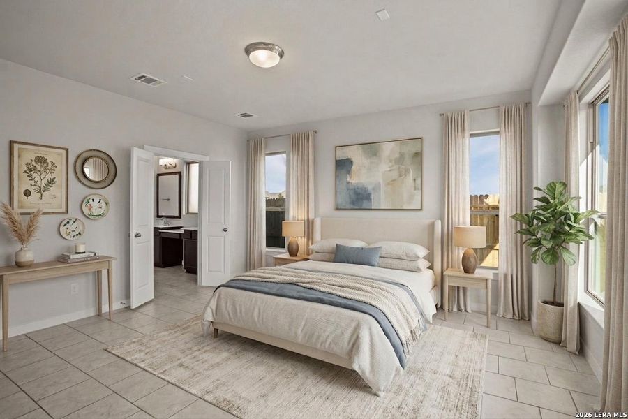 Furnished interior view inside a new home in Stillwater Ranch, San Antonio (Image 18).