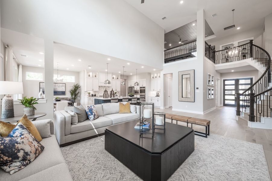 Representative furnished interior of a home built from the Snyder by Tri Pointe Homes in Harvest Green, Richmond (Image 14).