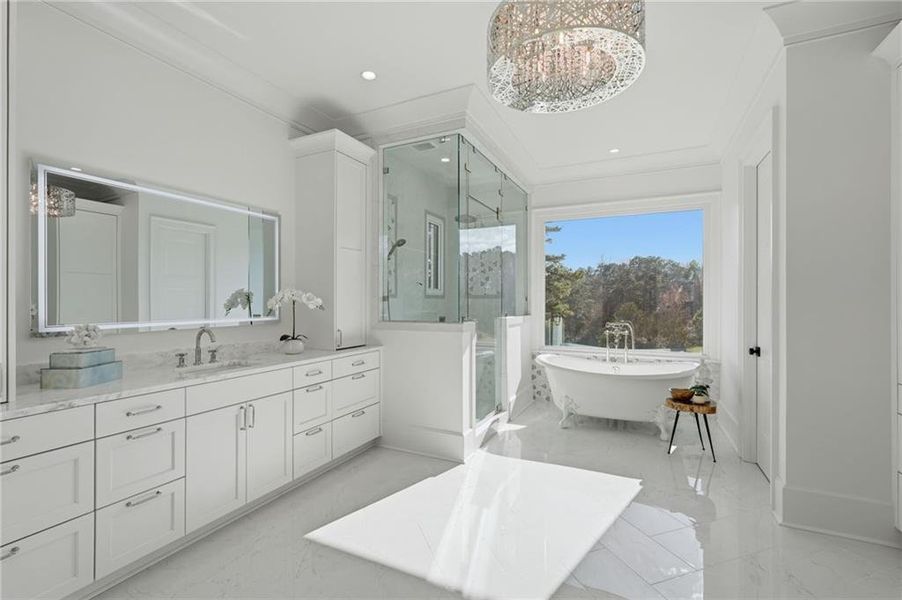 Furnished interior view inside a new home in , Gainesville (Image 54).