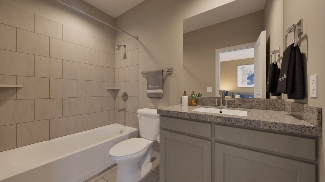 Representative furnished interior of a home built from the Bandera by Tricoast Homes in Sunterra 40, Katy (Image 10). Representative furnished interior of a home built from the Bandera by Tricoast Homes in Sunterra 40, Katy (Image 10).