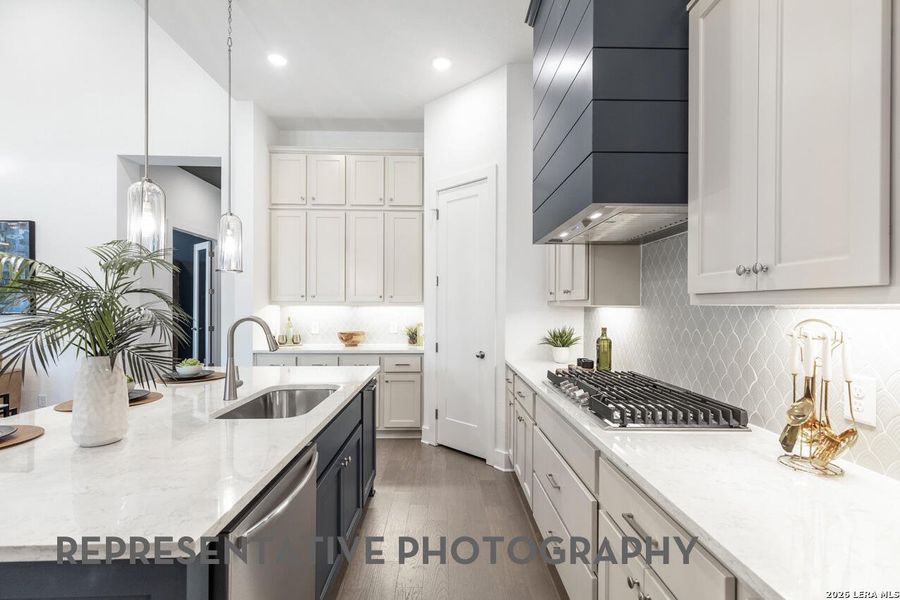 Furnished interior view inside a new home in The Ranches at Creekside, Boerne (Image 14).