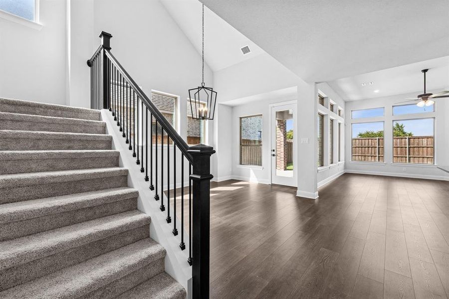 Spacious, unfurnished interior of a new home in South Pointe  Cottage Series, Mansfield (Image 32).
